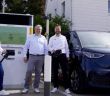 Shell und Volkswagen kooperieren bei Ausbau von Ladeinfrastruktur: Erste Flexpole-Ladestation (Foto: Volkswagen AG)