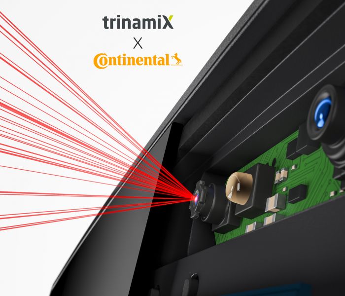 Verborgene Technologie: Unsichtbare Kamera nahtlos in das Display des Driver Identification Displays integriert. (Foto: Continental Automotive)